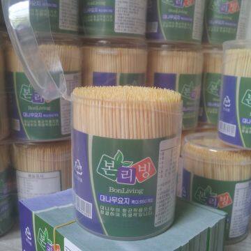 Toothpick China Bamboo Factory 1.45-1.55X65mm 900PCS/Bottle 10bottles/Box 30boxes/Carton