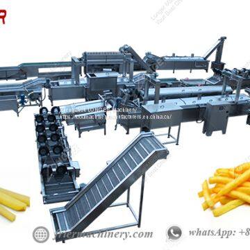 Commercial Industrial Continuous Frying Machine For French Fries Hot Sale