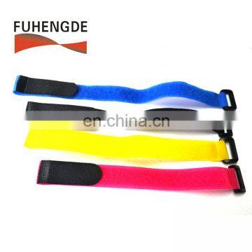 Heavy Duty Hook and Loop Cinch Straps With Stainless Steel Metal Buckle/Plastic Buckle photo-4