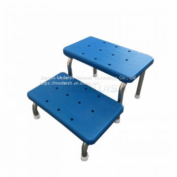 AG-FS008 Non-slip Hospital Bed  Plastic Portable Two Step Stool