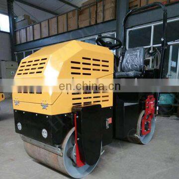 double drum 2 steel wheel 1ton price road roller compactor