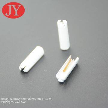 Dongguan Jiayang engraved custom lace locks metal tip cotton draw cord