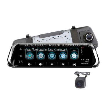 10 Inch 4G ADAS Android GPS 1080P Car DVR Rearview Dash Camera photo-4