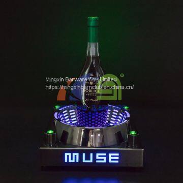 Arena Champagne Bottle Glorifier with Laser Lighting  LED bottle presenter