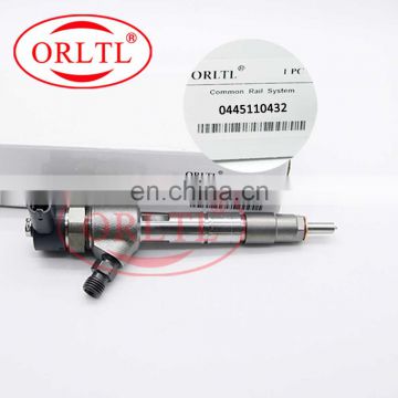 ORLTL 0445110432 Common rail fuel injection 0 445 110 432  injector assy fuel 0445 110 432  injector pump for diesel car