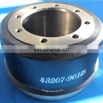 Factory brake drum 43207-90118 for truck trailer