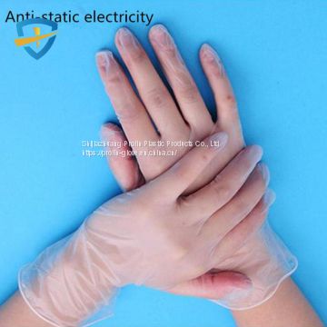 PVC powder vinyl disposable gloves