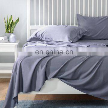 Luxury Sale Eco 3Pcs 4Pcs Fitted Twin 100% Bamboo Cover Tited Bed Sheet Set For Twin Beds