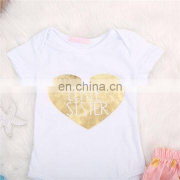 Baby Clothes Fashionable Short Sleeve Kids Romper Set photo-2