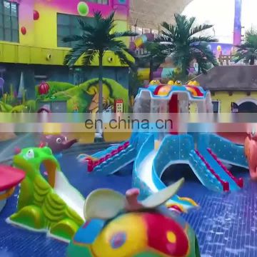 Hot sale cheap water slides kids water park equipment with pool