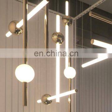 Zhongshan Post Modern Design Decorative LED Hanging Chandelier Pendant Light for Hotel photo-2