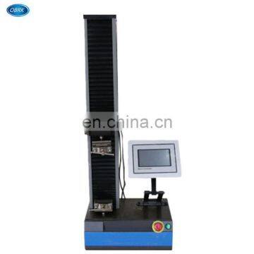 Single column universal tensile test machine for plastic/plastic flim/rubber