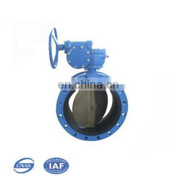 Soft sealing EPDM Temperature 120 degree Flange End Butterfly Valve With Handle