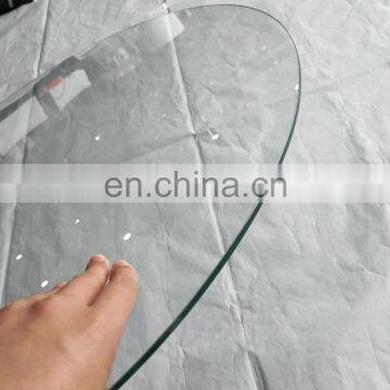China Wholesale Safe Tempered Glass For Dining Table Round Clear Glass Table Top