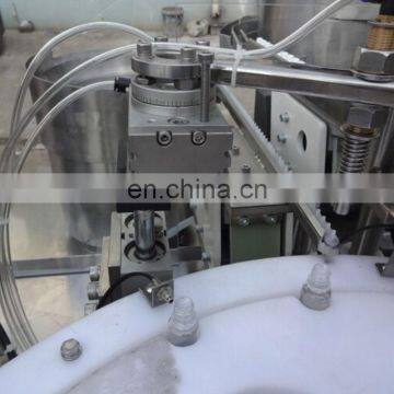 Automatic Roll on Deodorant Bottle Filling Line With Cap Feeder 5ml Vial Bottles Perfume Filling and Capping Machine
