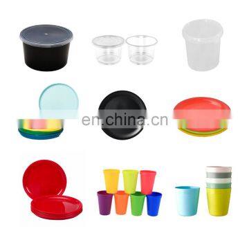 Custom Round Durable Dinner Lunch Plastic Injection Square Plate Mold photo-2