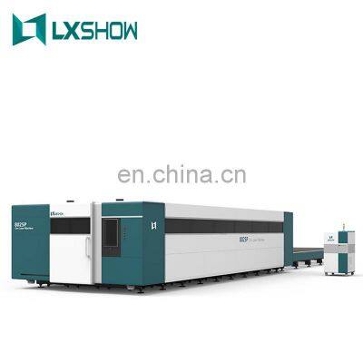 2021 LXSHOW  LX8025P cnc laser cutter 4000 w 4000w 4k watt 5kw fiber laser cutting machine