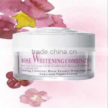 rose nourishing natural skin care face whitening cream