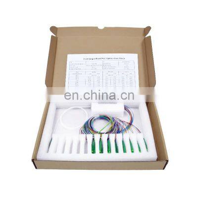 1x2 1x4 1x8 1 1x12 1x24 1x16 1x32 Steel Tube Bare Fiber Optic PLC Splitter With LC Connector photo-5