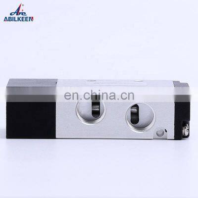 Automatic Thread Size G1/2 4A410-15 AC220V/110V AC12V/24V Pneumatic Single 5/2 Way Solenoid Air Control Valve Pneumatic Valve photo-3