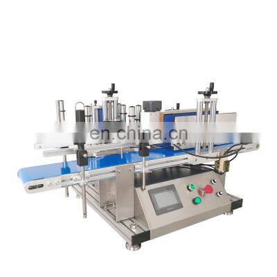 High Speed Tabletop Automatic Belt Labeling Machines For Round Bottles photo-4