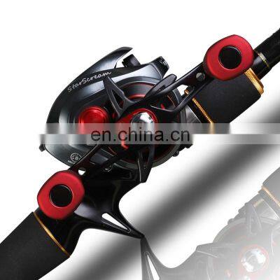 Горячие продажи. 8+1BB, передаточное отношение 7.3:1, усилие торможения 8 кг, легкий дизайн, новая крышка с боковой частью в виде чайки. Катушка для бейткастинга. photo-3