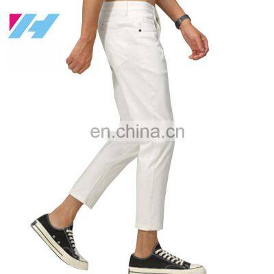 Yihao OEM Custom Office Boys Business Suit Trousers White Men