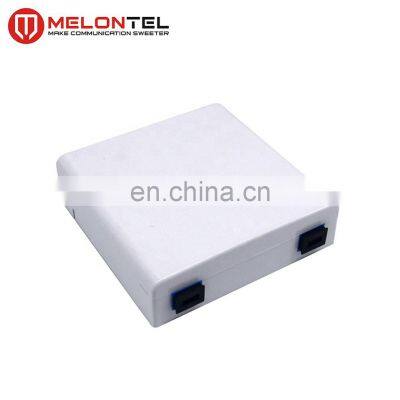 MT-1042 FTTH indoor mini 2 core ATB FTTH access terminal box with SC adaptor and pigtails