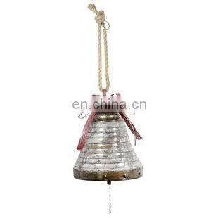 Metal White Christmas Bell photo-4