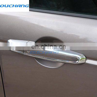 New For Range Rover Evoque For Range Rover Sport For Discovery Sport 2015 2016 2017 Car Accessories Chrome Door Handle Trim 8pcs photo-4