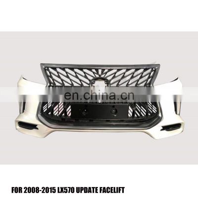 High quality bodykit front bumper for 2008-2015 LX570 update 2018 TRD facelift