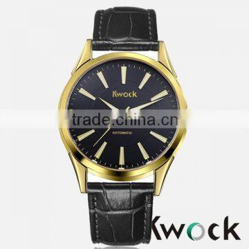 Top quality oem man luxury watch modern item watch, simple leather strap watch, especially for young men