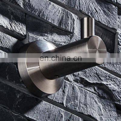 Bathroom Stainless Steel Single Robe Hook Clothes Wall Mounted photo-3