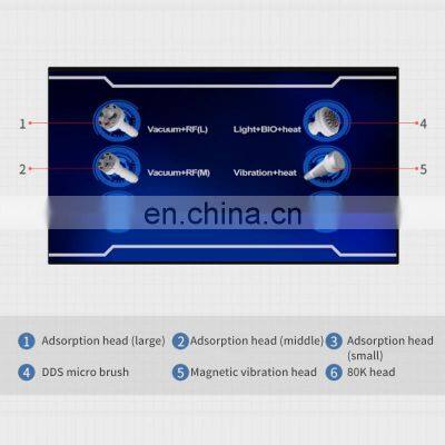 RF Vacuum Cavitation Magnetic Massage Body Shaping Instrument 5D Carving WL 12 Weight Loss Slimming Machine Dredge Meridian
