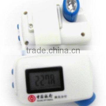New style multifunction pedometer,LED flashlight pedometer