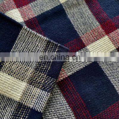 2021 China factory hot sale men's casual for shirt Customized patterns yarn-dyed plaid cotton fabric