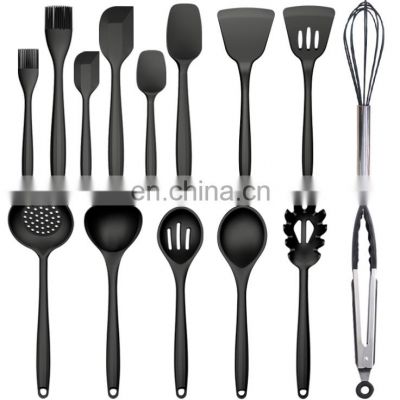 Stainless steel handle heat-resistant kitchenware 15 piece silicone kitchenware