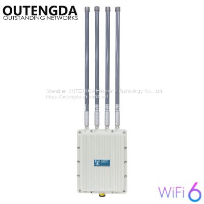 802.11AX WIFI6 3600Mbps Outdoor wieless access point Dual band 2.4&5.8GHz outdoor POE router For farm outdoor IP67 waterproof AP Router