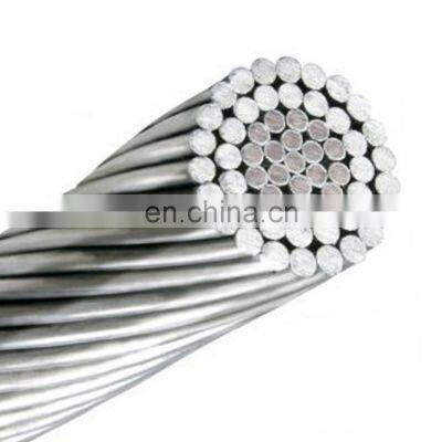 300mcm Acsr Bare Conductor Ostrich Steel Core Aluminium ACSR Sizes Overhead Line Conductor Price