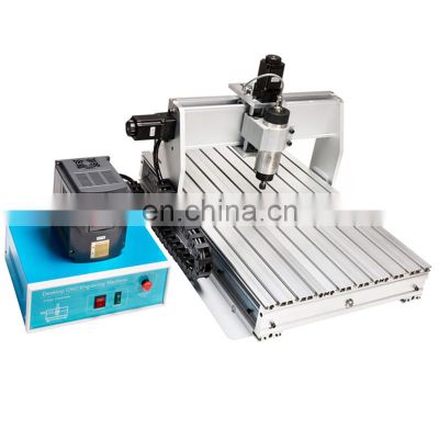 mini diy cnc router 3040 4 axis 3d cnc engraver wood carving milling machine