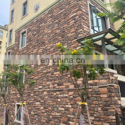 faux stone wall tile bricks panels wholesale for exterior cladding