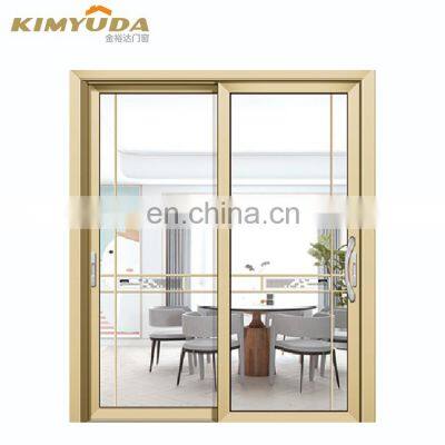 High Quality Aluminum Alloy Frame Other Doors Double Glazed Tempered Glass Sliding Door House Aluminium Sliding Doors photo-3