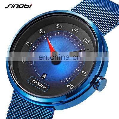 SINOBI Creative Man Wristwatch S9812G Casual Business Male Hand Watch Custom Logo Available China Wholesale Watches