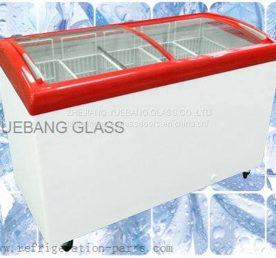 Chest Freezer Glass Door Injection Frame Tempered Low E Glass photo-2