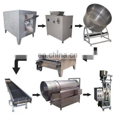 Factory price Flour Coated Peanut Making Machine Nut Coating Processing Line Coated Fishskin Peanuts Roasting Machine