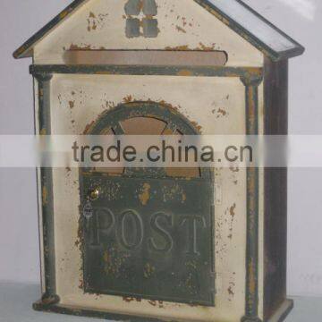 wooden post box