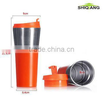 450ml stainless steel mug,thermal cup ,thermal mug with leakproof cover BL-5102