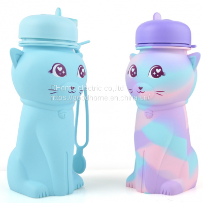 Portable Drop Proof and Leak Proof Silicone Water Bottle（Wechat:13510231336）