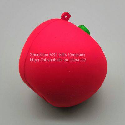 Pu Foam Apple Anti Stress Ball – Soft Bouncy Ball for Toys