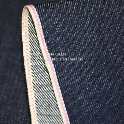 14.5oz Factory Stretch Selvedge Denim Jeans Men Fabric W38083